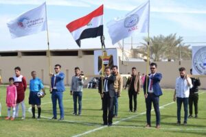 افتتاح بطولة كلية المعارف الجامعة الأولى لكرة القدم