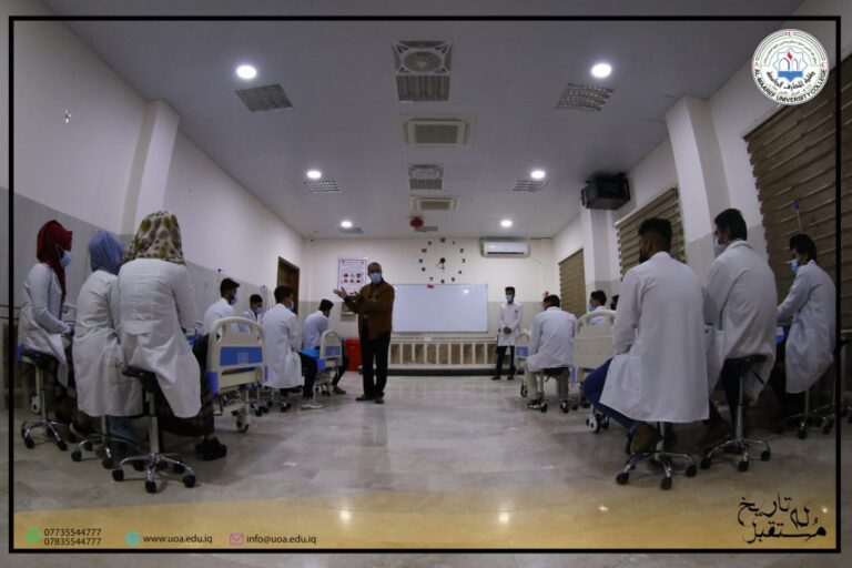 Aspect of practical application for first stage students of the nursing department