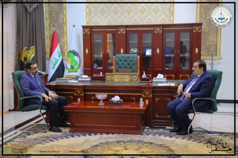 The Dean of AUC Visited Al-Anbar Governor to Transform the College into a University