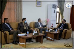 A delegation of Anbar University has visited Al-Maarif University College