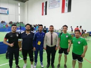 مشاركة في بطولة تنس الطاولة المقامة في محافظة النجف