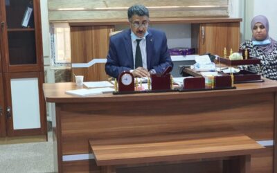 تم عقد مجلس قسم العلوم المالية والمصرفية اليوم الأربعاء الموافق ١٧/٣/٢٠٢١، برئاسة الأستاذ الدكتور(نزار ذياب عساف)