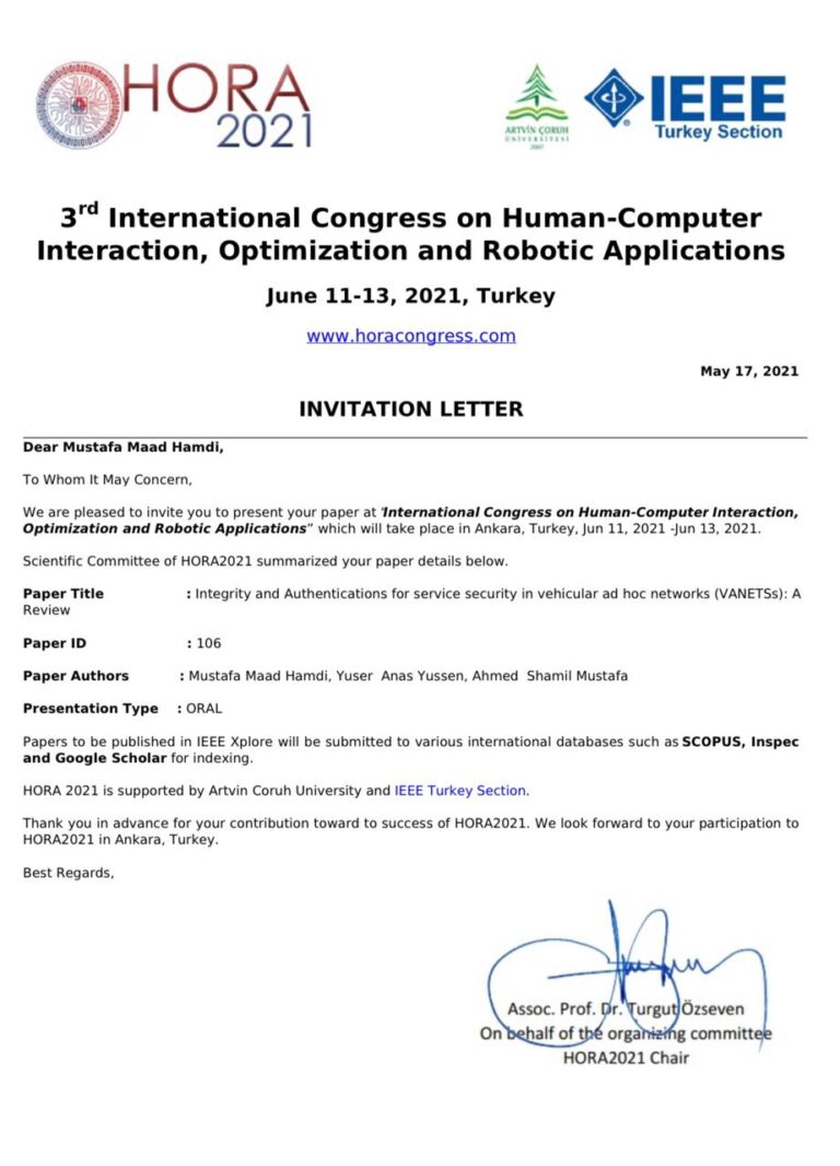 A student from Computer Engineering Techniques at AUC Got an Acceptance for Publication in IEEE