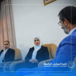 in pictures || Dean of the College of Biomedical Informatics at the University of Information and Communications Technology and Communications Technology visits Al-Maarif University College