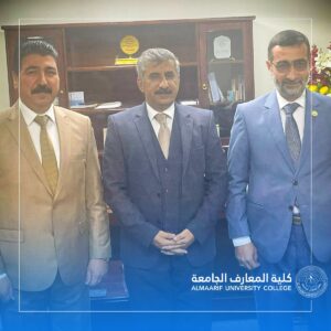 Visit of Dean of the College to the Deputy Minister of Higher Education and Scientific Research for Scientific Affairs…