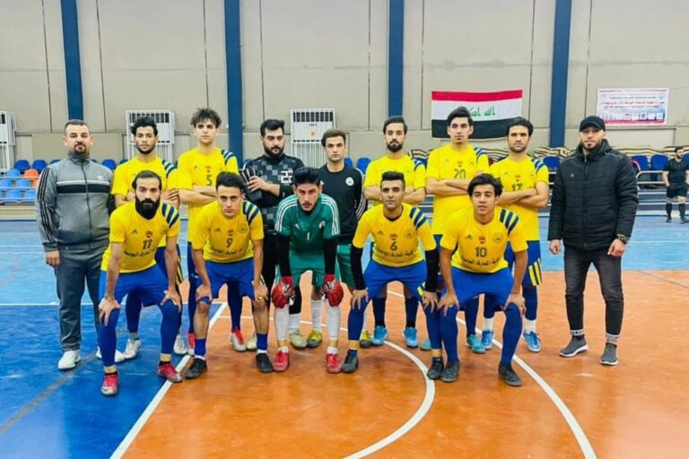 Al-Maarif University College Futsal Football Team is distinguished in the Iraqi Universities Championship held at the University of Mosul, the northern region