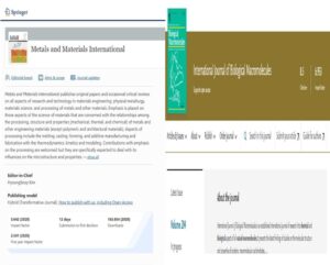 published two papers in two scientific journals located within the first quarter (Q1) in Scopus.