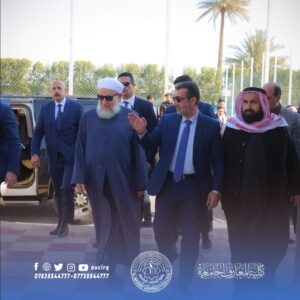 AUC Welcomed His Eminence, Prof. Dr. Sheikh Abd Al-Razzaq Al-Saadi