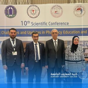 Al-Maarif University College Participates in the Tenth Scientific Conference on Pharmacy