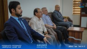 A delegation from Al-Anbar University visited AUC