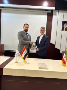 AUC Granted the Shield of College to Deputy Minister of Science, Research and Technology for International Affairs in Iran