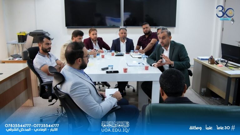 AUC Visited by a Delegation from Ar-Ramadi Municipality Section