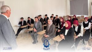 Ramadi School for Gifted Students have paid a scientific visit to the English Department at the College of Education University of Maarif.on