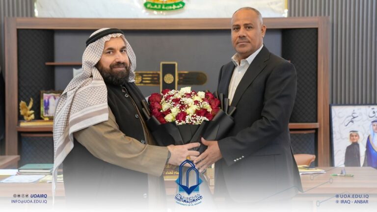 Rector of University of Al-Maarif Visited the Vice-Mayor to Congratulate Him on the Assumption of a New Position