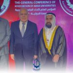 رئيس جامعة المعارف يلتقي رئيس الاتحاد العام لجامعات الدول العربية وعدداً من رؤساء الجامعات العراقية والعربية ضمن فعاليات المؤتمر العام لاتحاد الجامعات العربية المقام في دولة الكويت