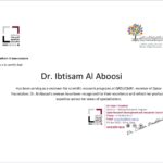 Dean of College of Pharmacy at University of Al-Maarif Participated in Qatar Institute Programs