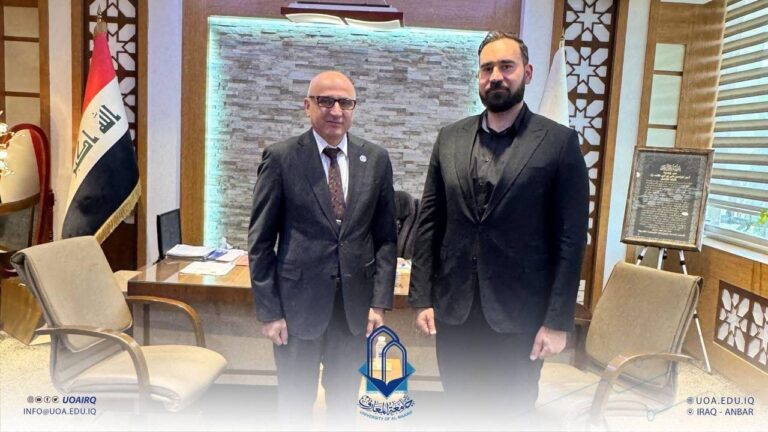 President of University of Al-Maarif Paid a Visit to his Counterpart at University of Baghdad