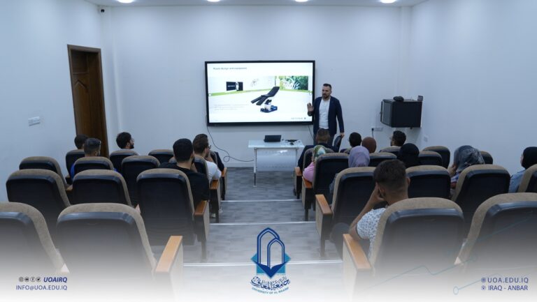 كلية التقنيات الهندسية في جامعة المعارف تعقد ندوة علمية بالتعاون مع شركة الاتقان